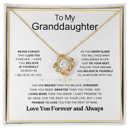 Granddaughter Braver Love Knot