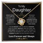 Daughter Crown Love Knot Forever and Always