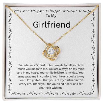 To My Girlfriend Love Knot