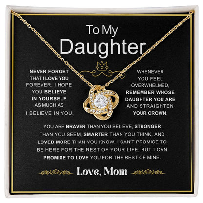 Daughter Crown Love Knot Mom