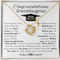 Congratulations Granddaughter 2026 Graduation Love Knot Necklace
