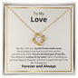 To My Love Love Knot Necklace Best Part Of My Life