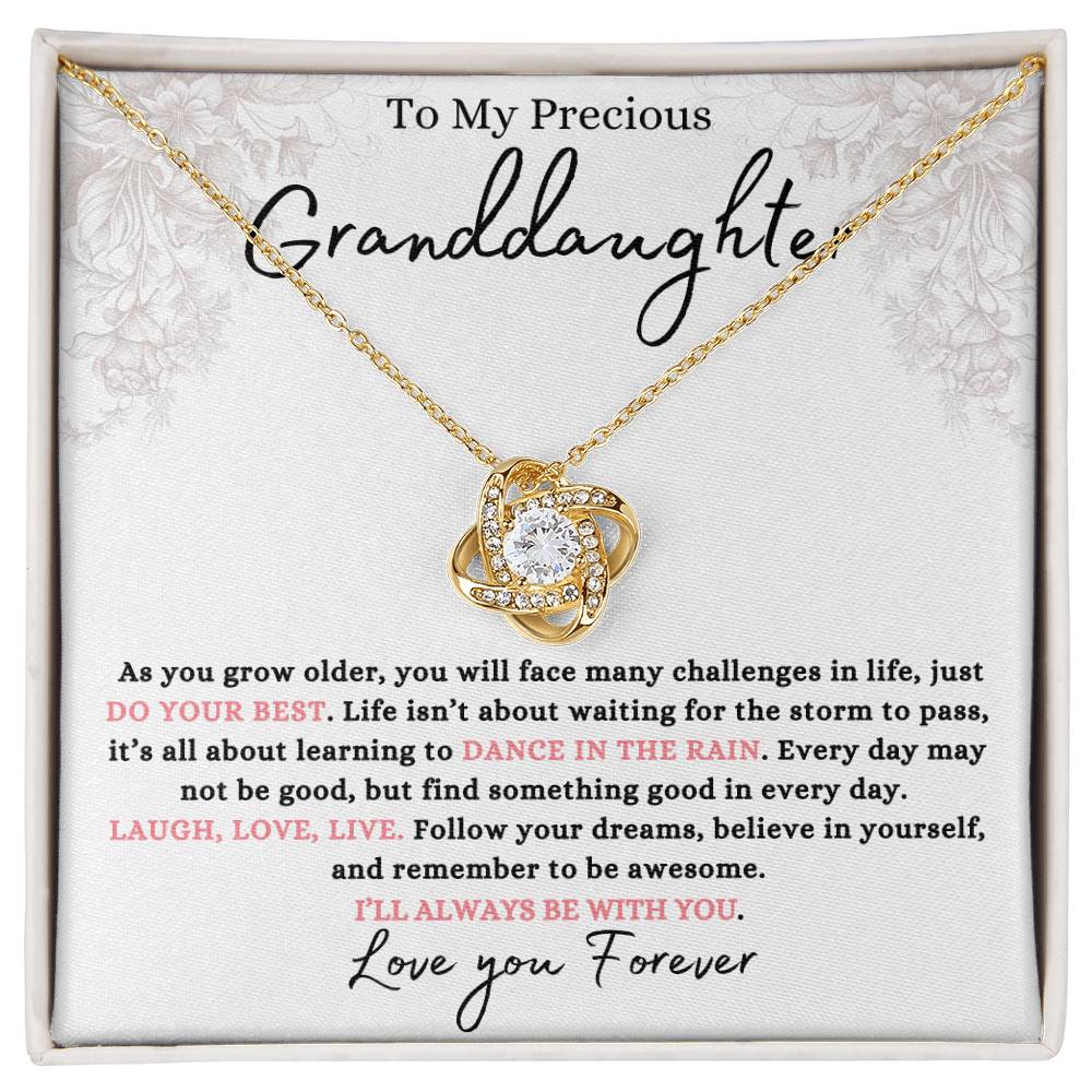 Granddaughter Rain Love Knot