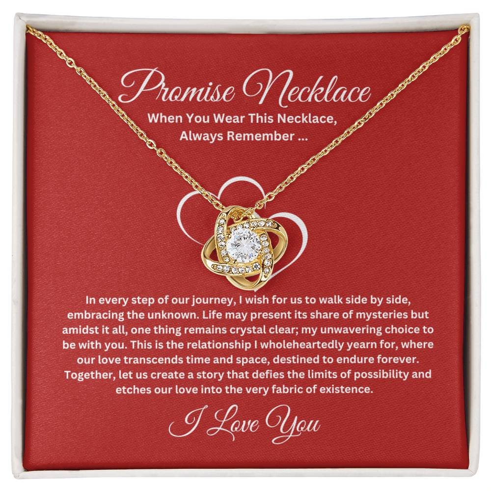 Promise Necklace Love Knot