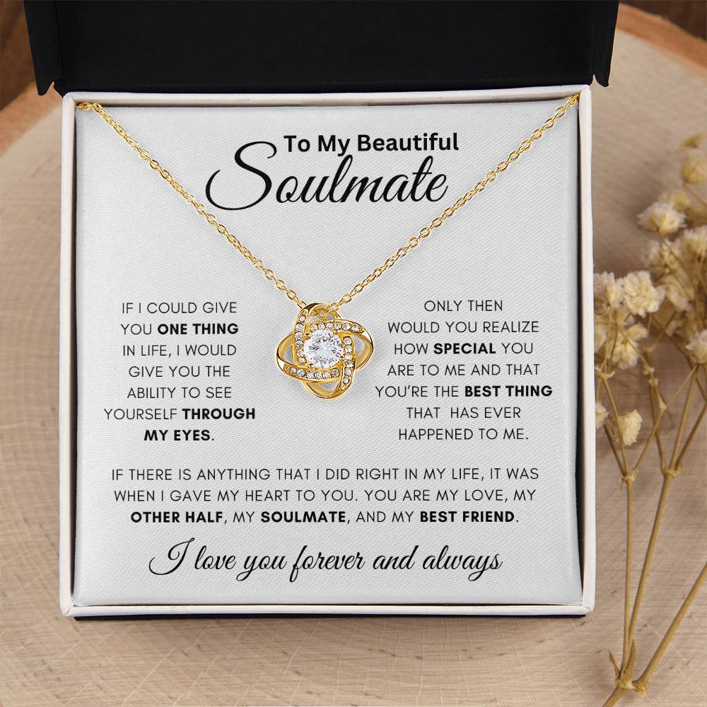 Soulmate -One Thing - Love Knot Necklace