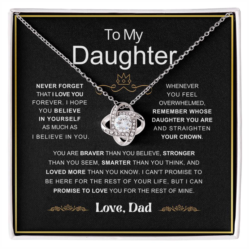 Daughter Crown Love Knot Dad