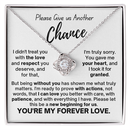 Another Chance Loveknot Necklace