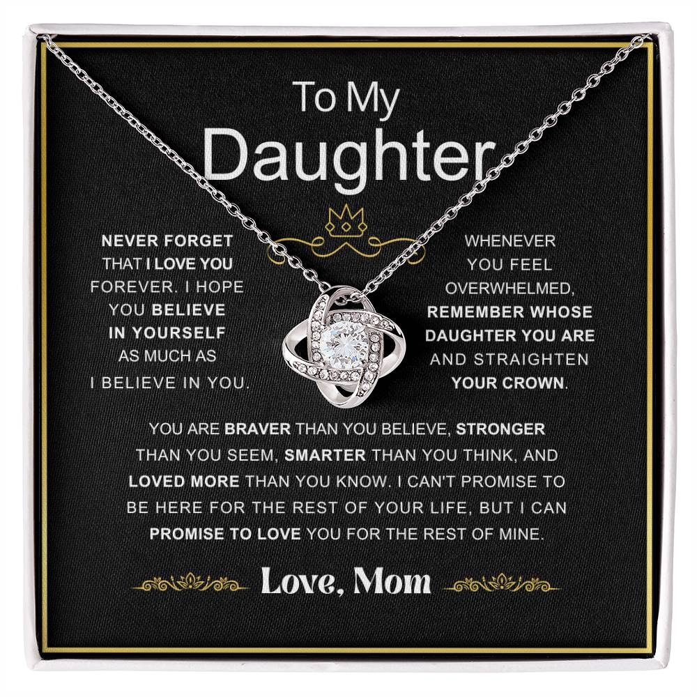 Daughter Crown Love Knot Mom