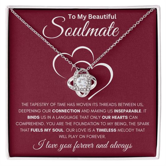 Soulmate - Tapestry of Time - Love Knot Necklace