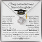 Congratulations Granddaughter 2026 Graduation Love Knot Necklace