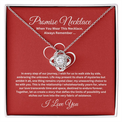 Promise Necklace Love Knot