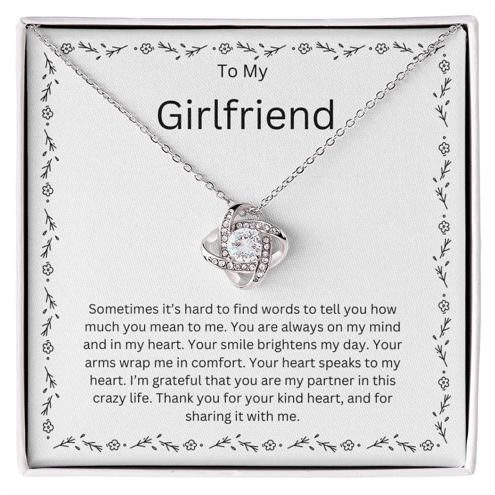 To My Girlfriend Love Knot