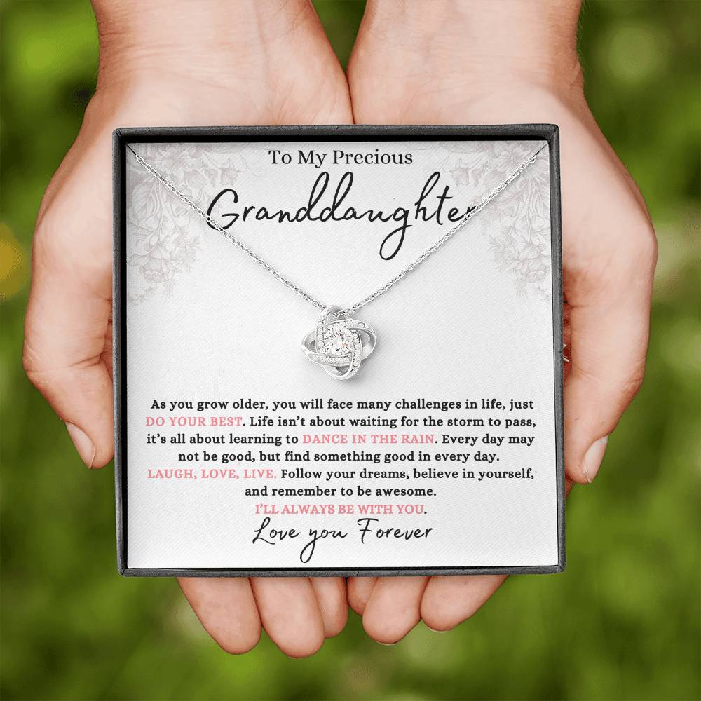 Granddaughter Rain Love Knot