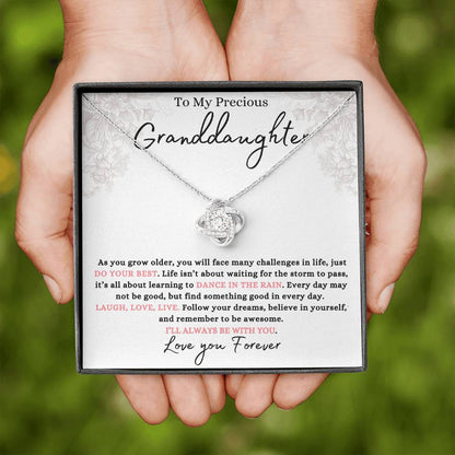 Granddaughter Rain Love Knot