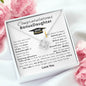 Congratulations Bonus Daughter Graduation 2026 Love Knot Necklace