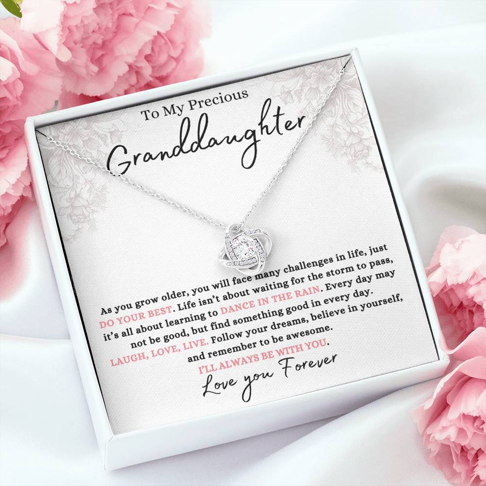 Granddaughter Rain Love Knot