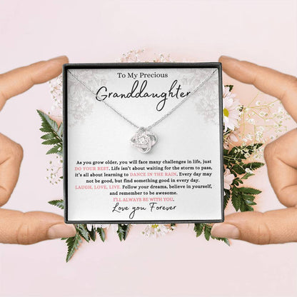 Granddaughter Rain Love Knot