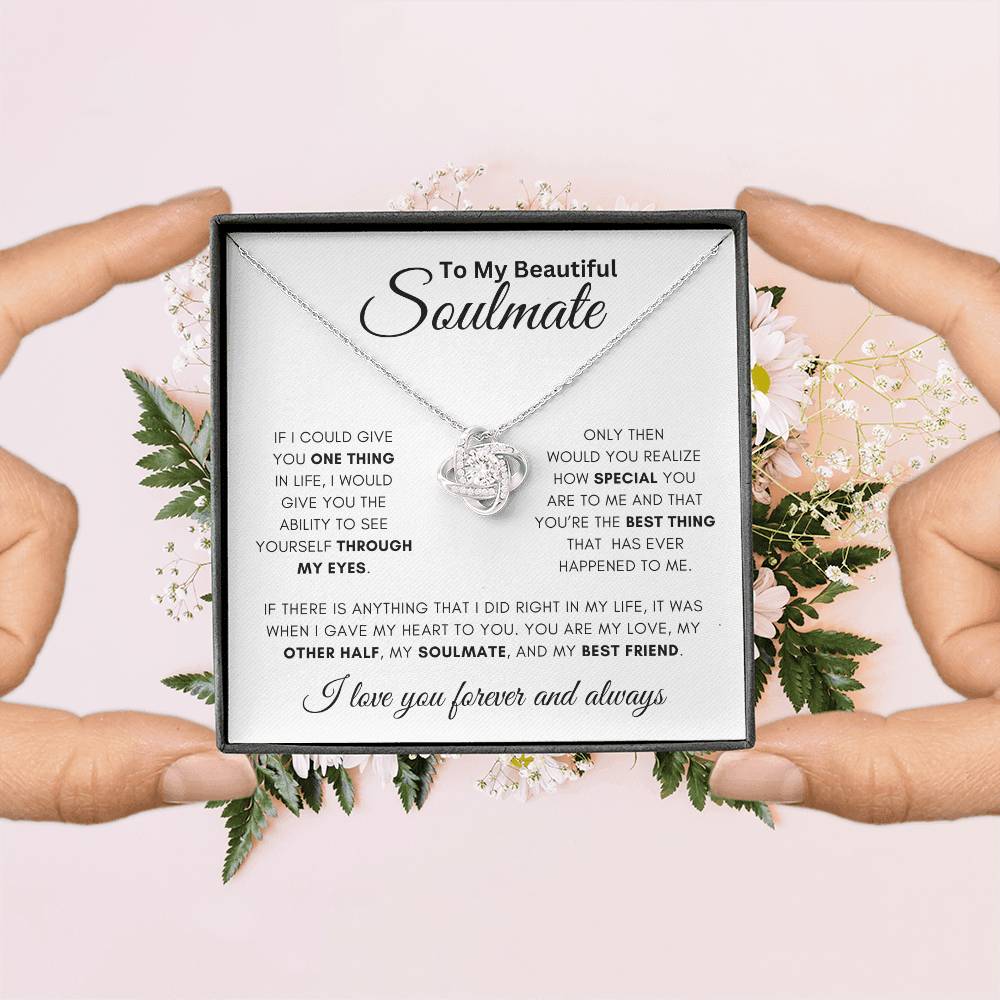 Soulmate -One Thing - Love Knot Necklace