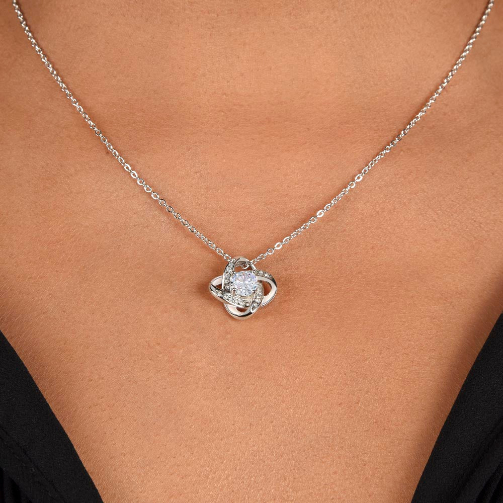 Beautiful Future Wife Love Knot Journey Necklace