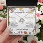Daughter In Love Wildflower Love Knot Necklace
