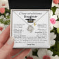 Congratulations Daughter Graduation 2026 Love Knot Necklace