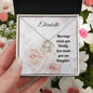 Personalized Love Made You our Daughter Love Knot