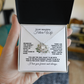 Beautiful Future Wife Love Knot Journey Necklace