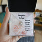 Daughter In Law Love Knot Necklace -Love made you our Daughter