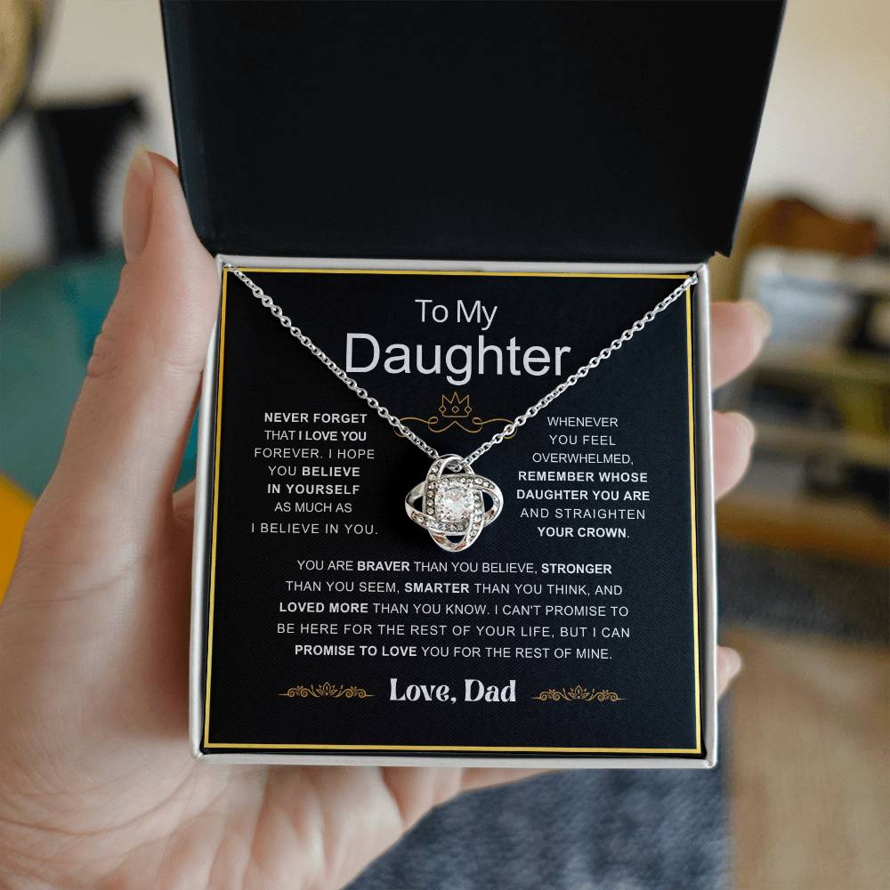 Daughter Crown Love Knot Dad