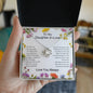 Daughter In Love Wildflower Love Knot Necklace