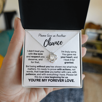 Another Chance Loveknot Necklace