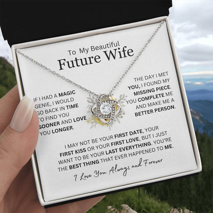 Future Wife- Love Knot Necklace