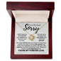 Sorry From My Heart Love Knot Necklace
