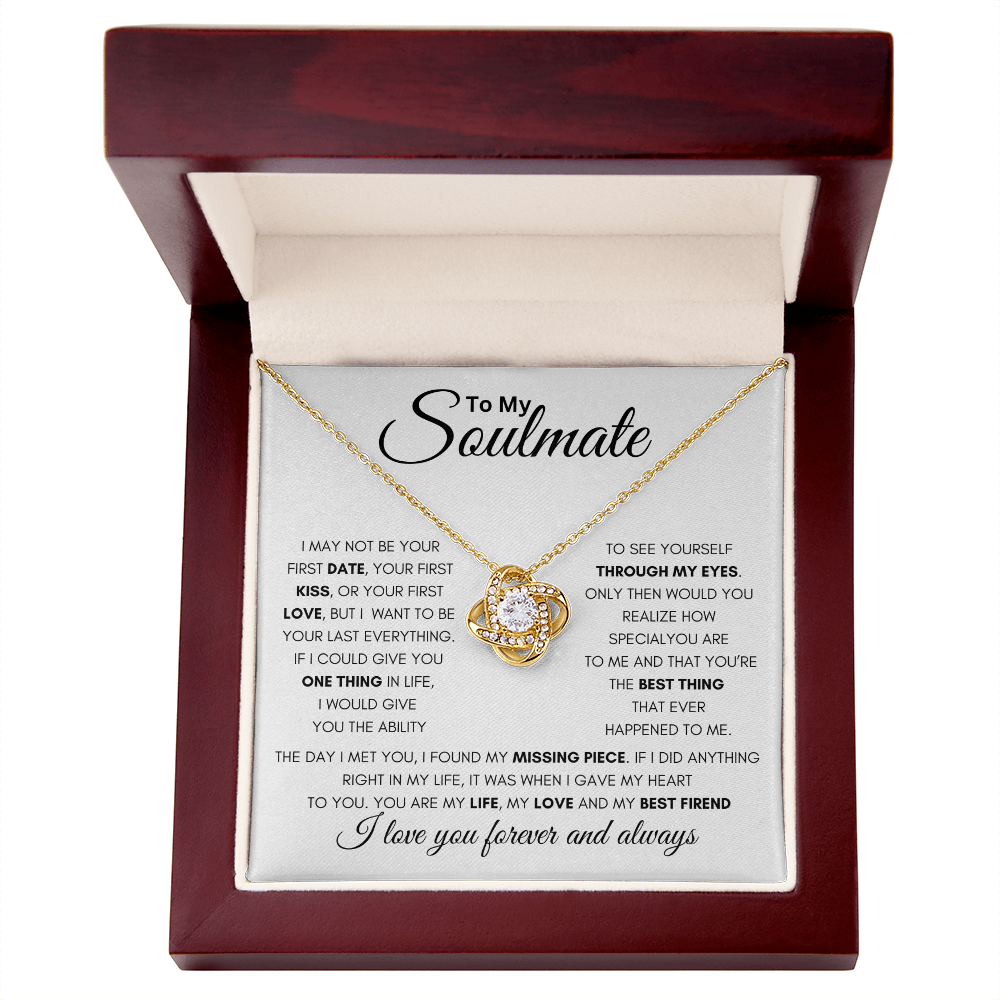 Soulmate First Love Knot- White