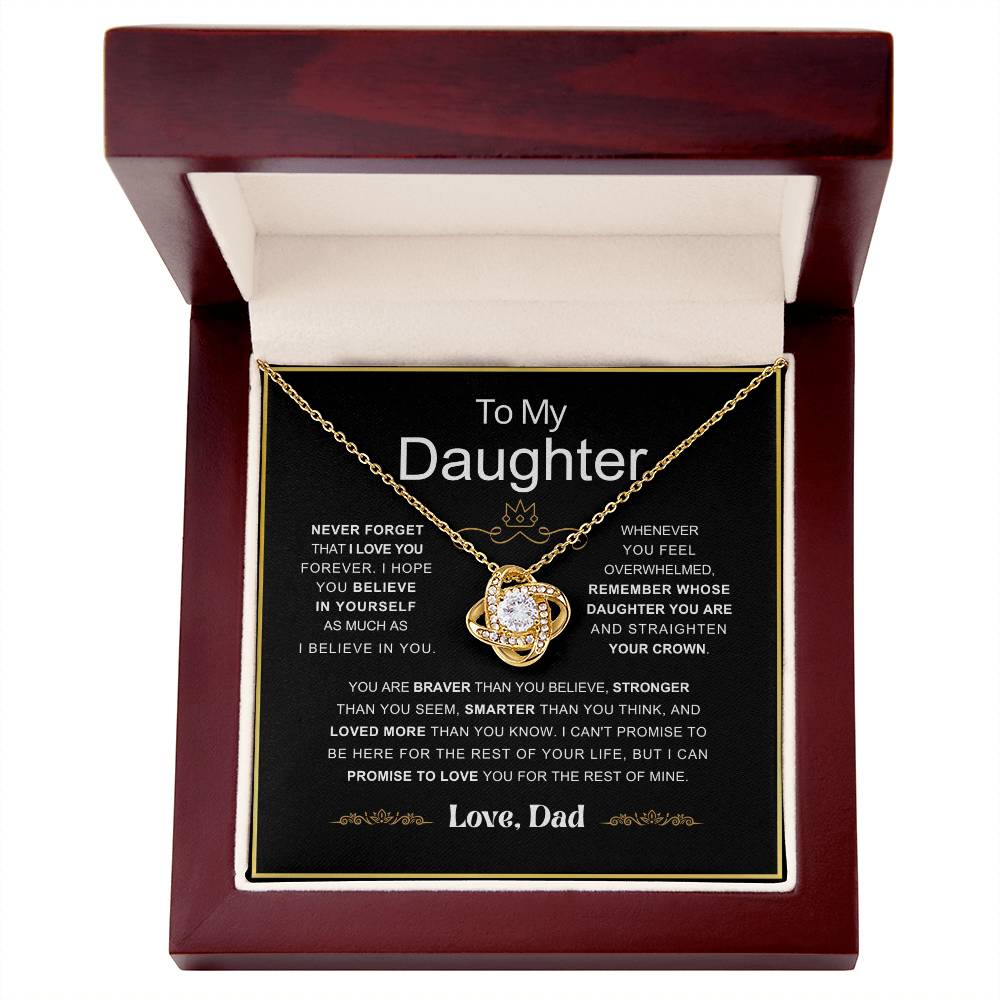 Daughter Crown Love Knot Dad