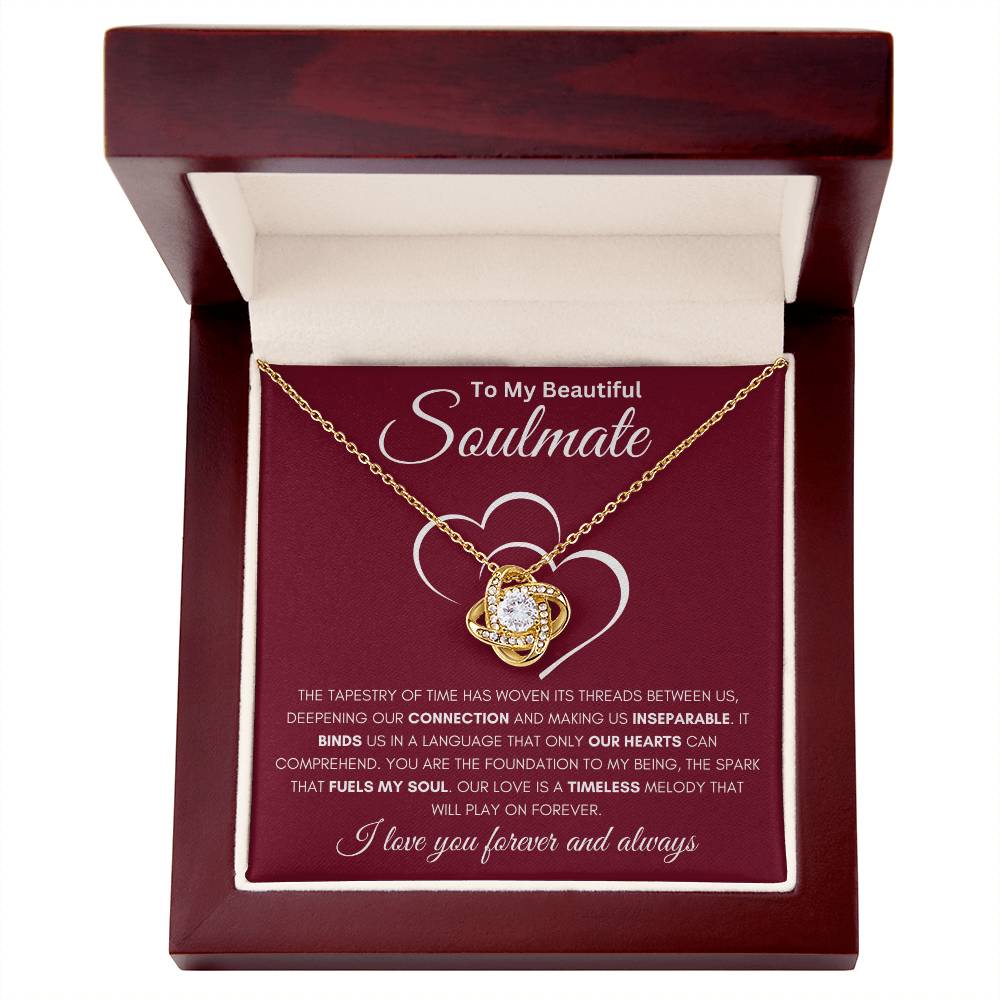 Soulmate - Tapestry of Time - Love Knot Necklace