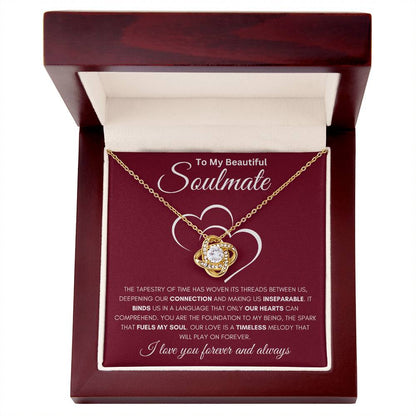 Soulmate - Tapestry of Time - Love Knot Necklace