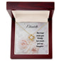 Personalized Love Made You our Daughter Love Knot