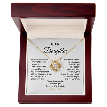 Daughter From Dad Love Knot Greatest Gift