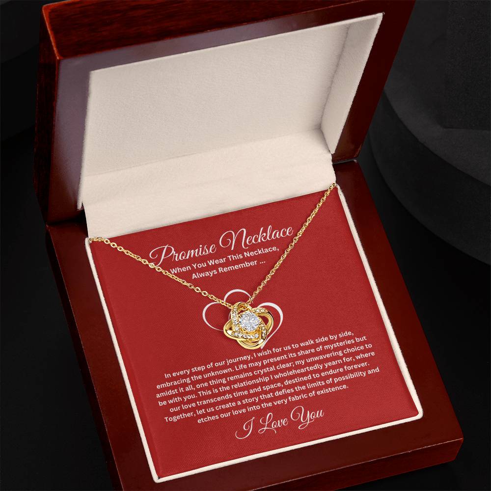 Promise Necklace Love Knot