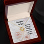 Daughter In Law Love Knot Necklace -Love made you our Daughter