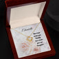 Personalized Love Made You our Daughter Love Knot