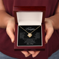Daughter from Dad Love Knot Necklace- I Will Stand Beside You
