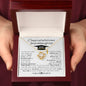Congratulations Granddaughter 2026 Graduation Love Knot Necklace