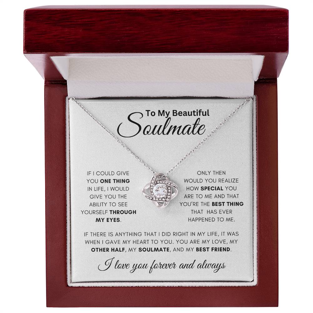 Soulmate -One Thing - Love Knot Necklace