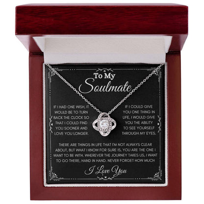 Soulmate - One Wish - Love Knot Necklace