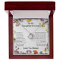 Daughter In Love Wildflower Love Knot Necklace