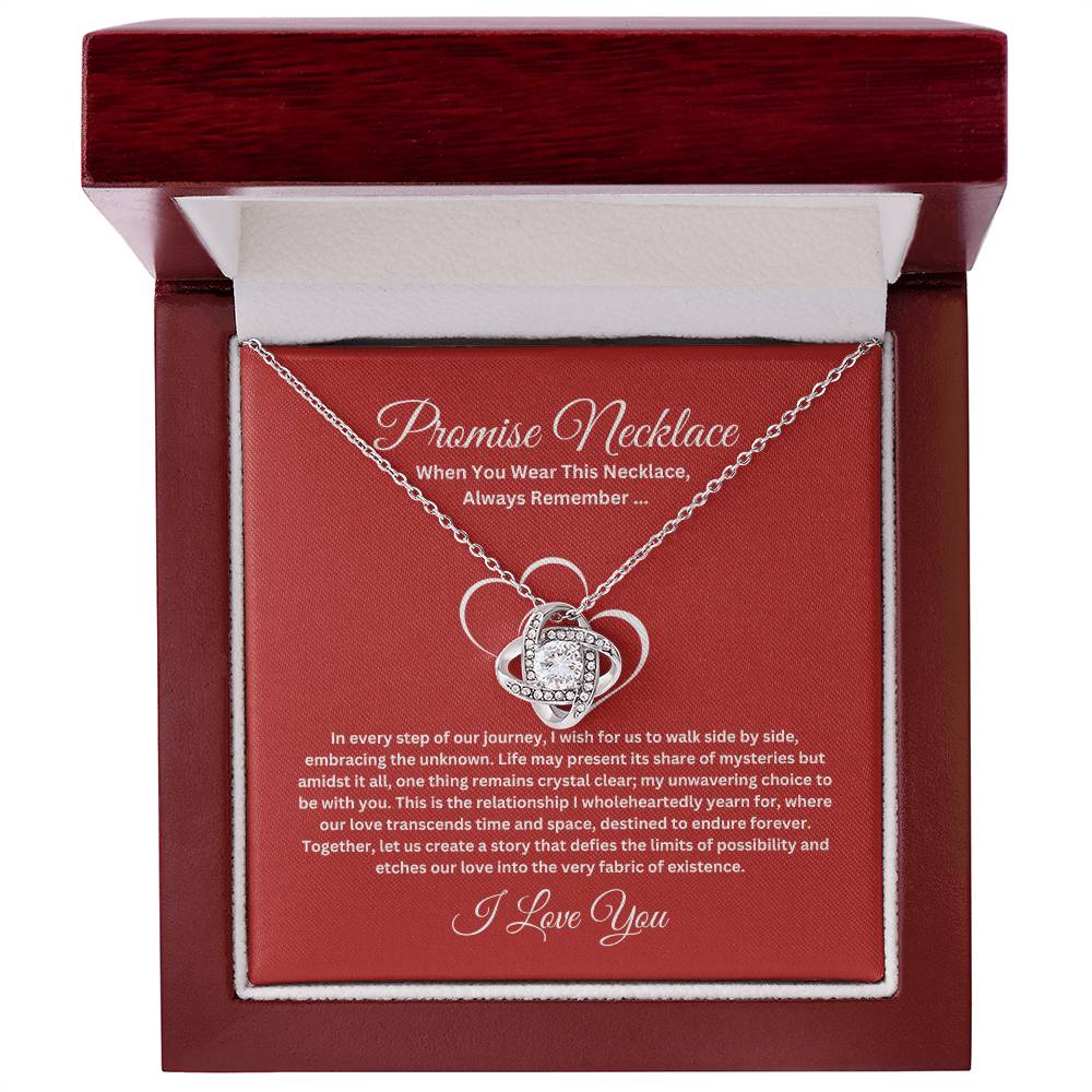 Promise Necklace Love Knot