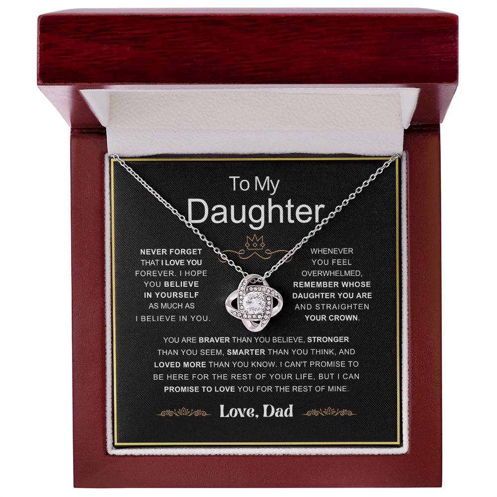 Daughter Crown Love Knot Dad