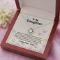 Daughter From Dad Greatest Blessing Love Knot Necklace Butterflies